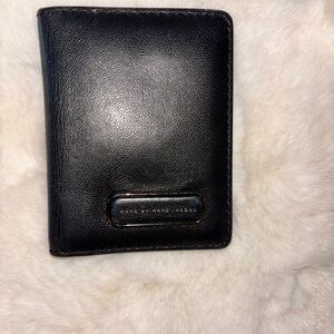 Marc By Marc Jacobs Black Leather Card Holder